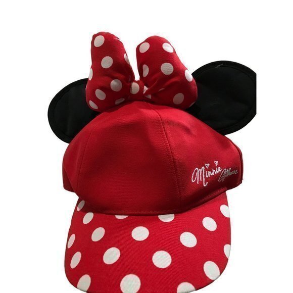 DisneyLand Resort Youth Girl Red Minnie Mouse‎ SnapBack Hat - Picture 2 of 5